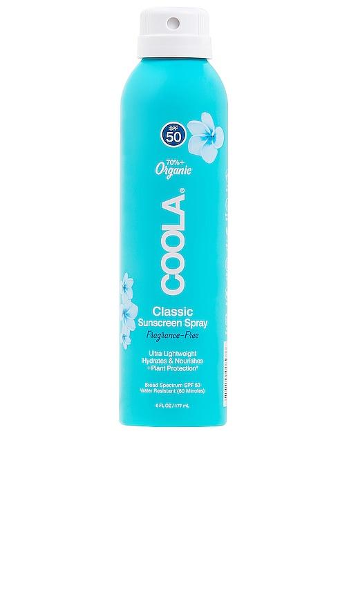 COOLA Classic Body Organic Fragrance-Free Sunscreen Spray SPF 50 in Beauty by COOLA