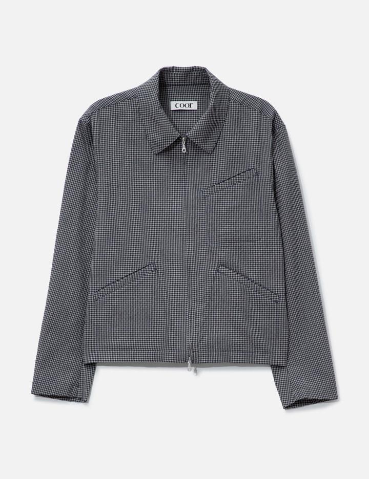 Micro Checkhirt Zip-Up by COOR