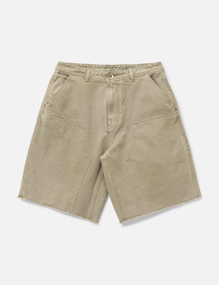 Over Dyed Bermuda Double Knee Pants by COOR