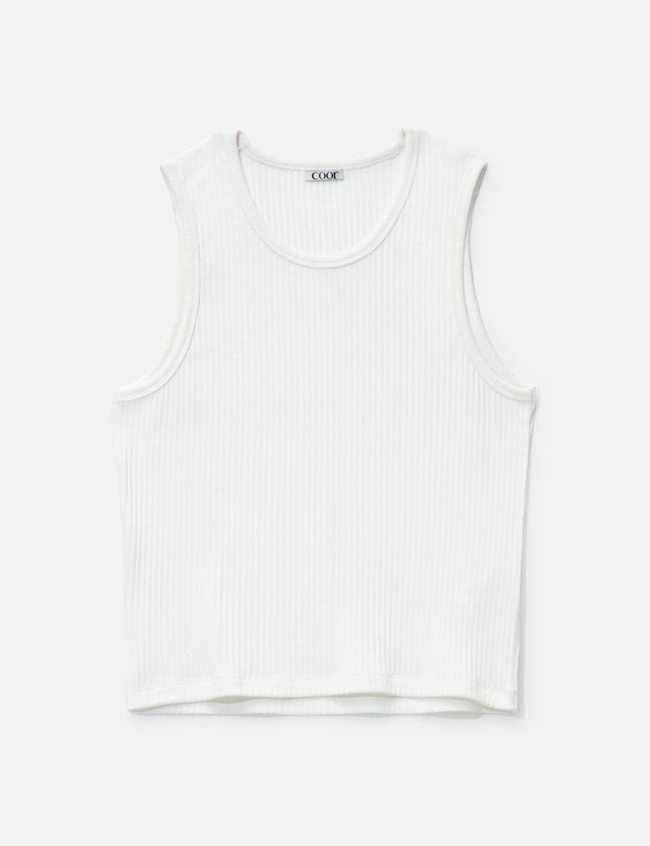 Scoop-Neck Ribbed Sleeveless by COOR