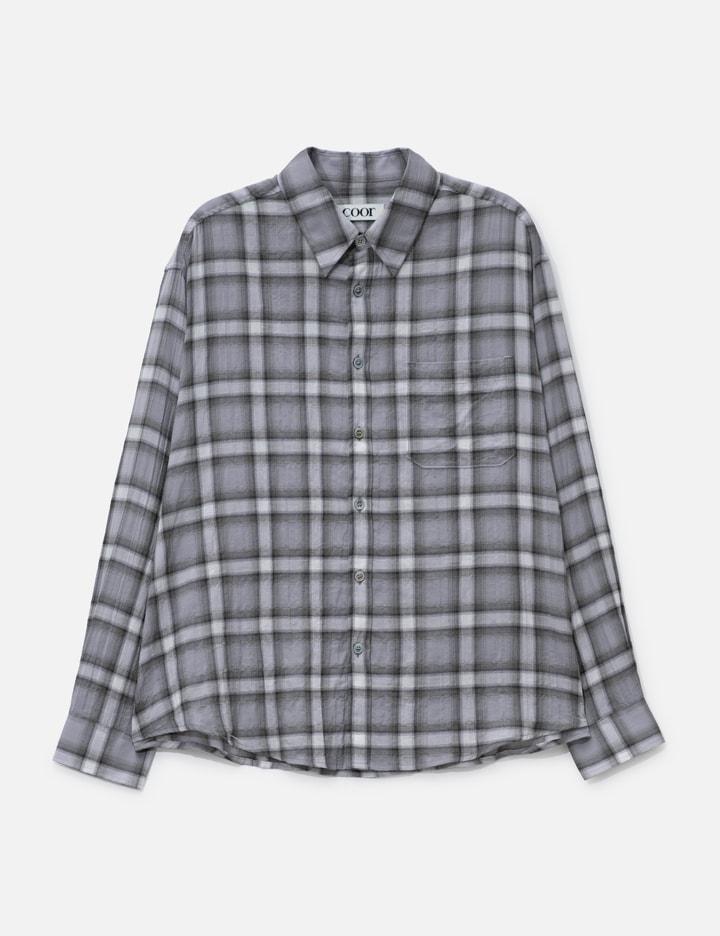 Seersucker Ombre Checkeredhirt by COOR