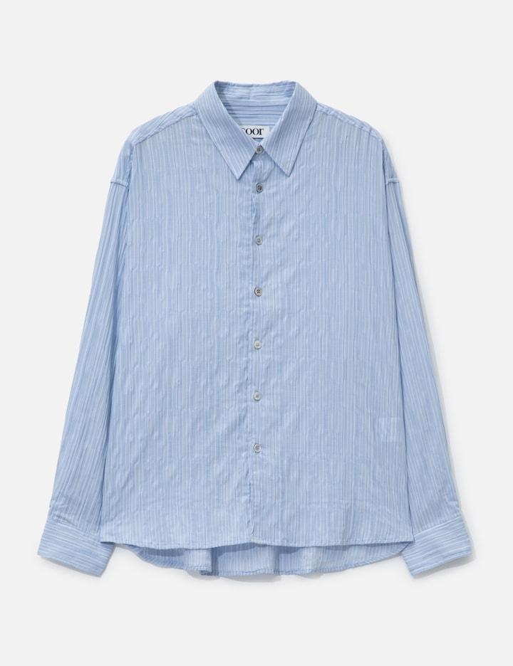 Semi-Overfit Wrinkle Stripe Shirt by COOR
