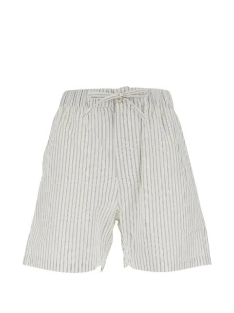 striped drawstring shorts by COOR
