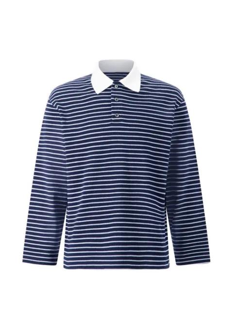 striped-pattern polo shirt by COOR