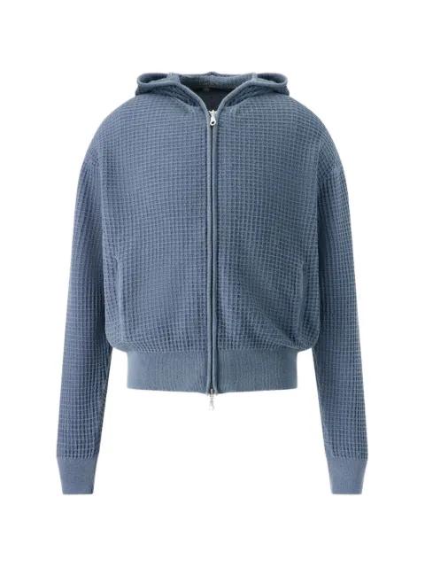 waffle cotton hoodie by COOR