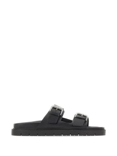 adjustable buckle leather sandals by COPENHAGEN STUDIOS