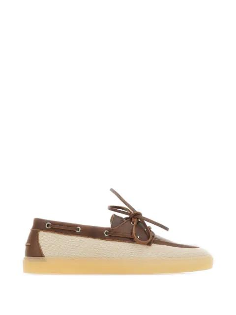 panelled boat shoes by COPENHAGEN STUDIOS