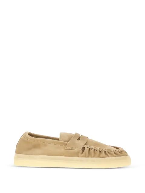 ruched-detail penny loafers by COPENHAGEN STUDIOS