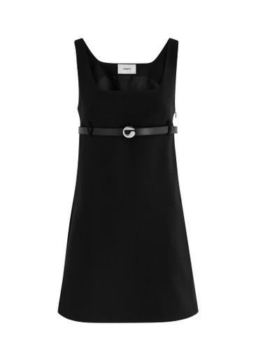 Belted woven mini dress by COPERNI