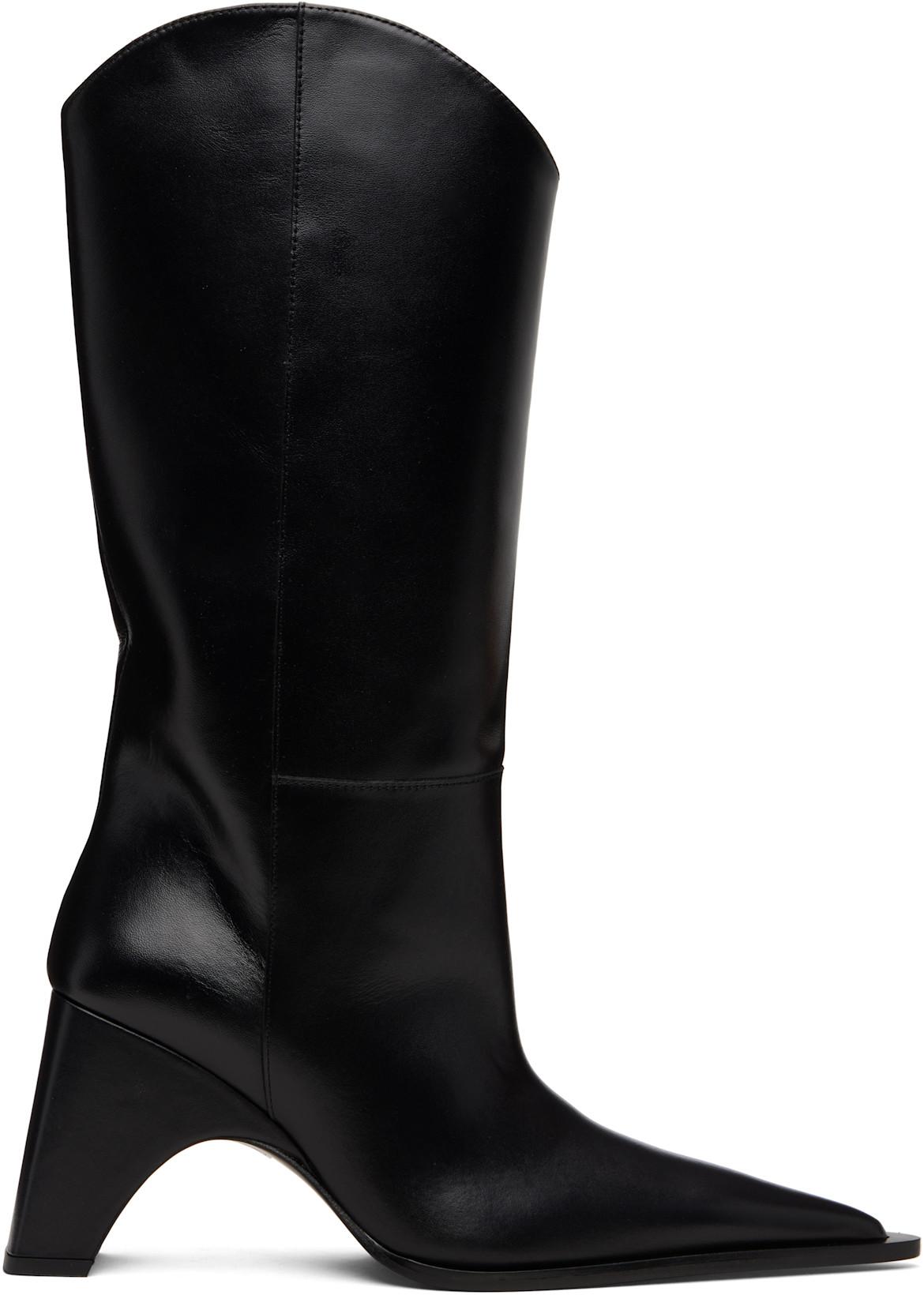 Black Cowboy Bridge Boots by COPERNI