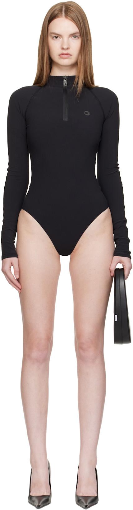 Black Eurojersey Bodysuit by COPERNI