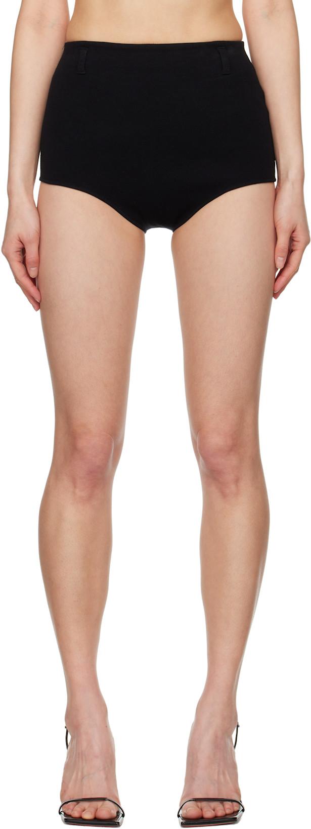 Black Knitted Shorts by COPERNI
