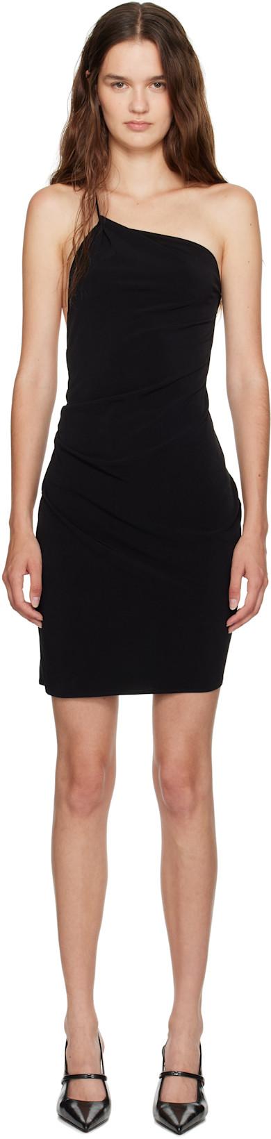 Black Washing Clip Minidress by COPERNI