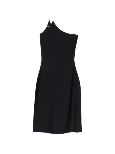 C-logo one-shoulder midi dress by COPERNI