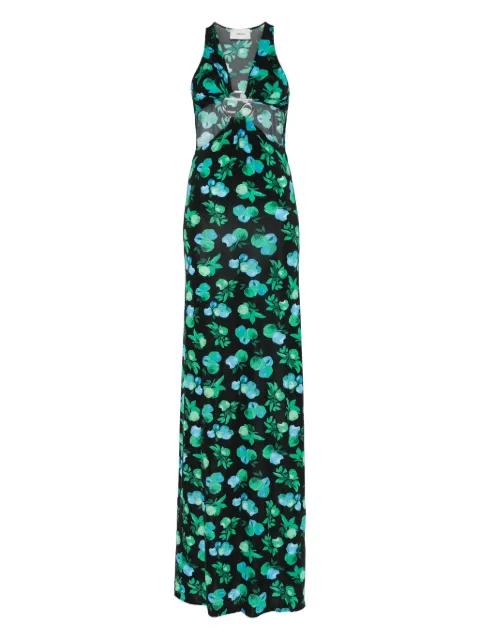 C-logo printed maxi dress by COPERNI