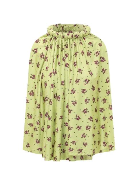 Circle floral-print top by COPERNI
