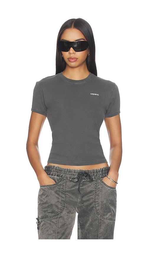 Coperni Baby Tee in Charcoal by COPERNI