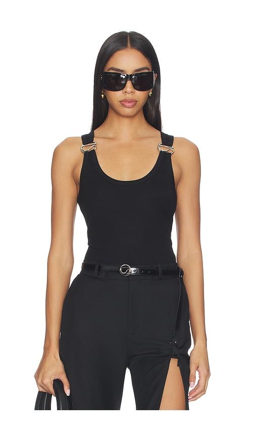 Coperni C Logo Tank Top in Black by COPERNI