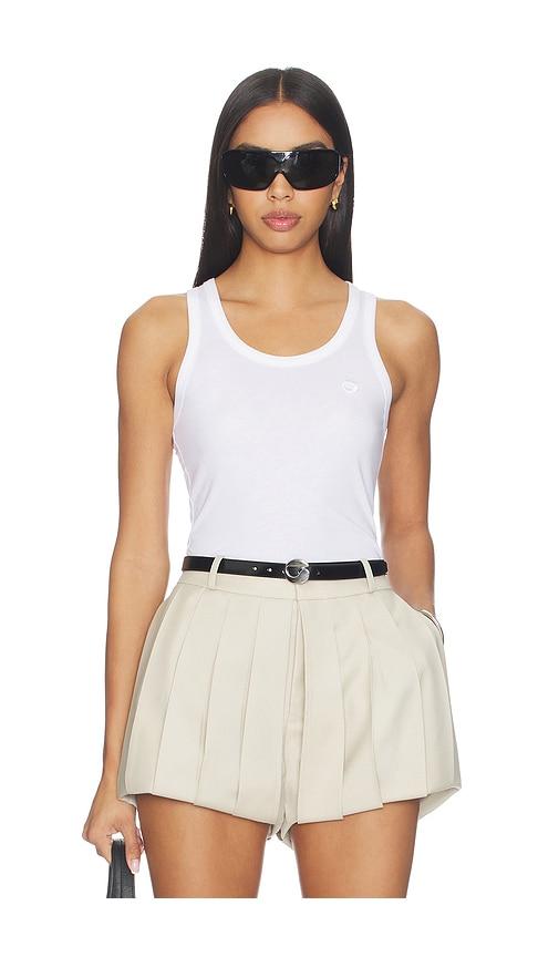 Coperni Lightweight Logo Tank Top in White by COPERNI