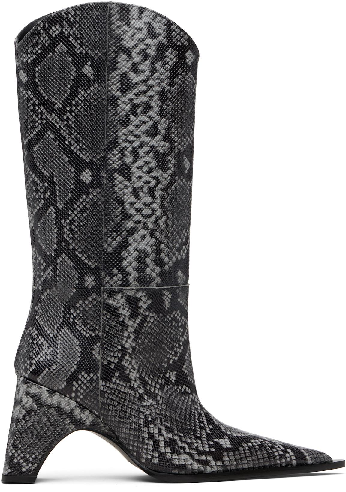 Gray Bridge Cowboy Tall Boots by COPERNI