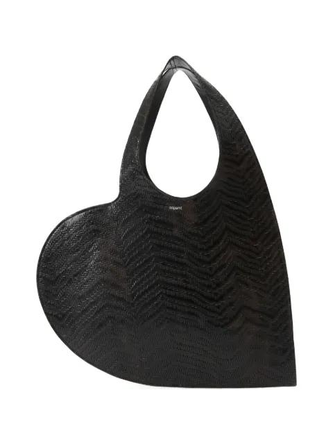 Heart woven tote bag by COPERNI