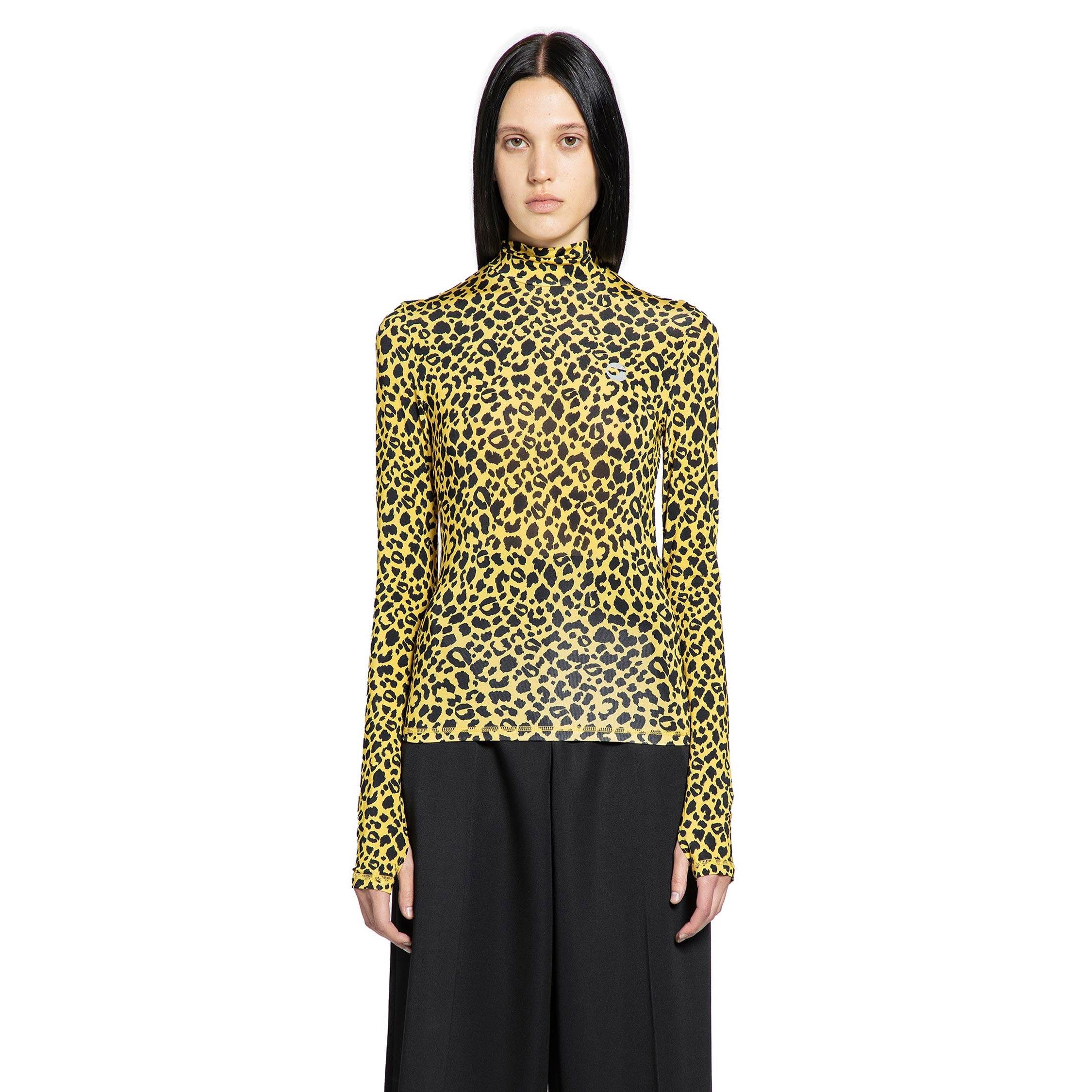 Leopard Print Second Skin Turtleneck by COPERNI Leopard Print Second Skin Turtleneck by COPERNI
