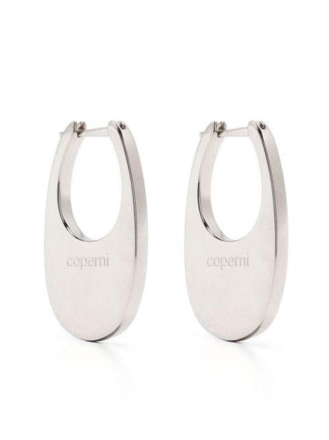 Medium Swipe logo earrings by COPERNI