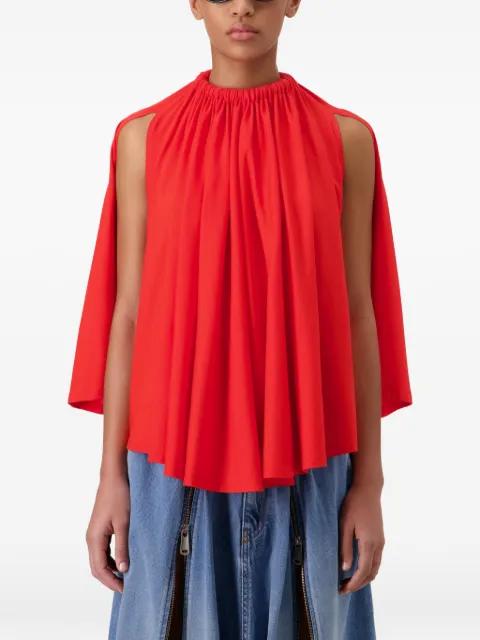 asymmetric draped blouse by COPERNI