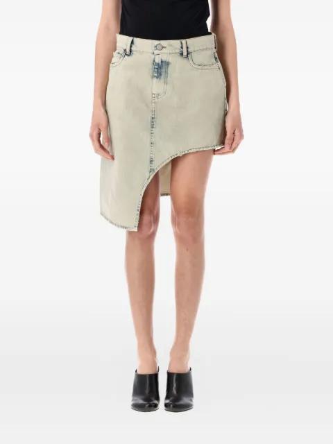 asymmetrical denim skirt by COPERNI