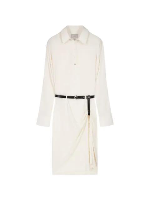 belted draped dress by COPERNI