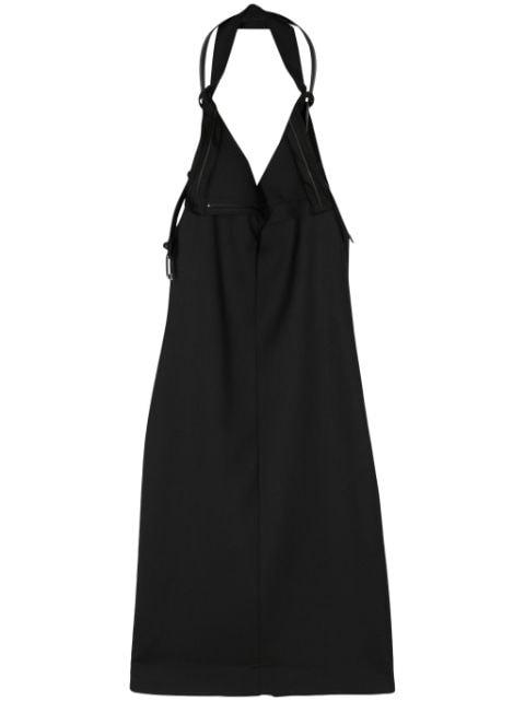 belted-halterneck midi dress by COPERNI