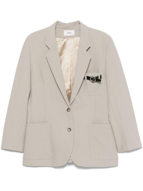 belted-pocket blazer by COPERNI