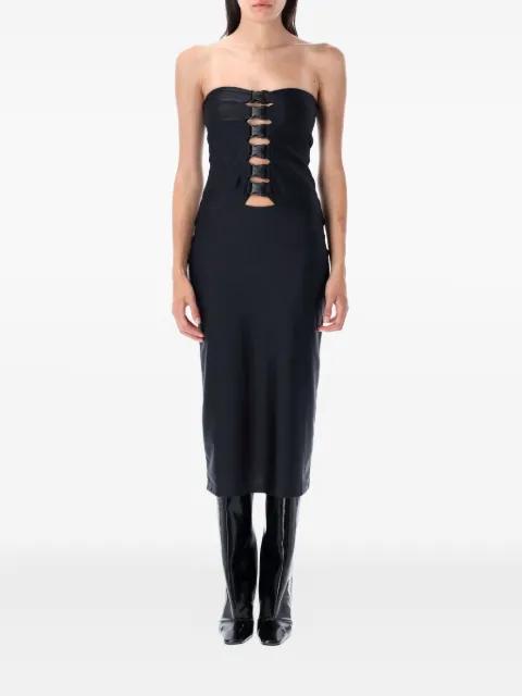 buckle-detail midi dress by COPERNI