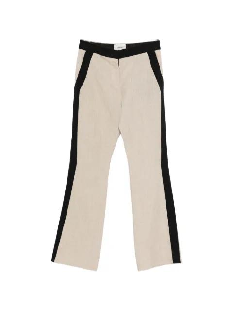 contrasting-trim trousers by COPERNI