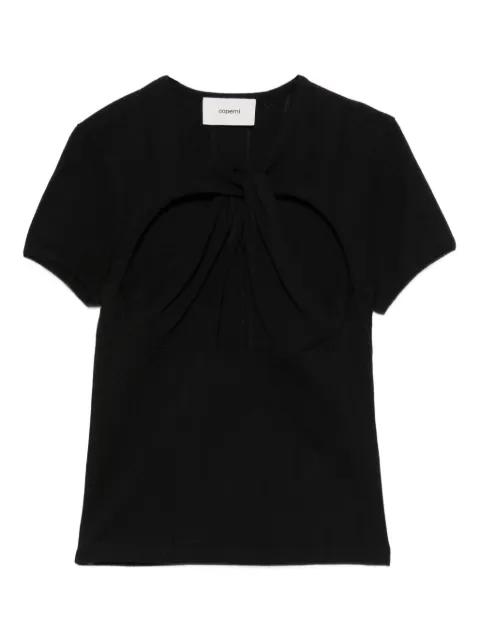 cut-out T-shirt by COPERNI