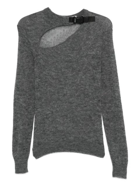 cut-out buckle sweater by COPERNI