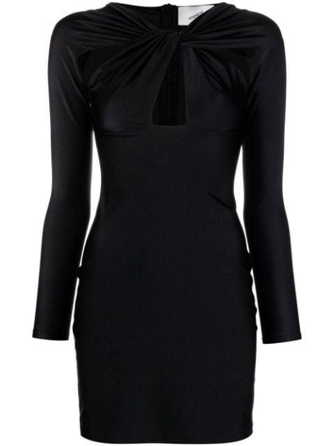 cut-out twisted mini dress by COPERNI