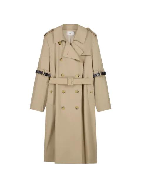 double-breasted belted coat by COPERNI