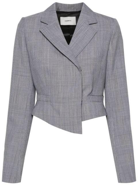 double-breasted cropped blazer by COPERNI