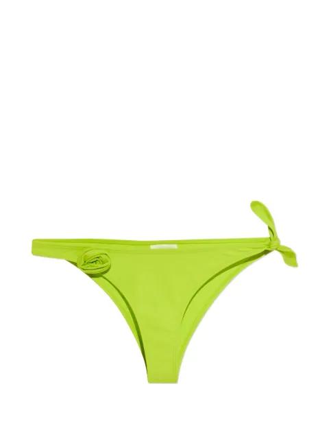 floral-appliqué bikini bottom by COPERNI