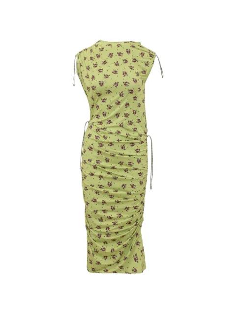 floral-print ruched dress by COPERNI