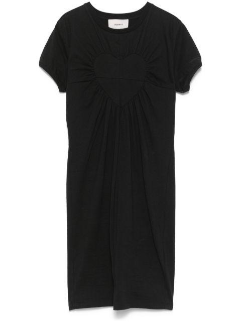 gathered heart-motif mini dress by COPERNI
