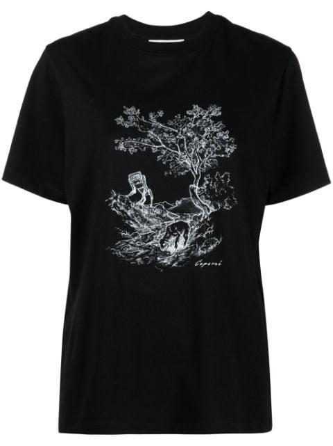 illustration-print cotton T-shirt by COPERNI