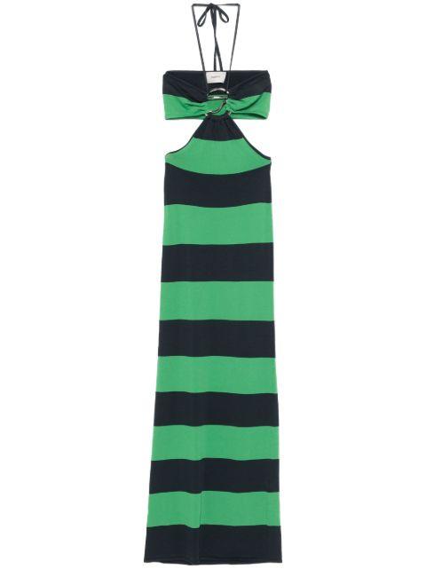 knitted striped midi dress by COPERNI