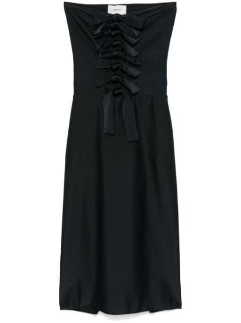 knot-detail jersey dress by COPERNI
