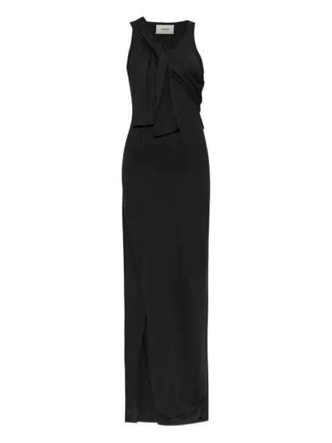 knot-detail side-split maxi dress by COPERNI