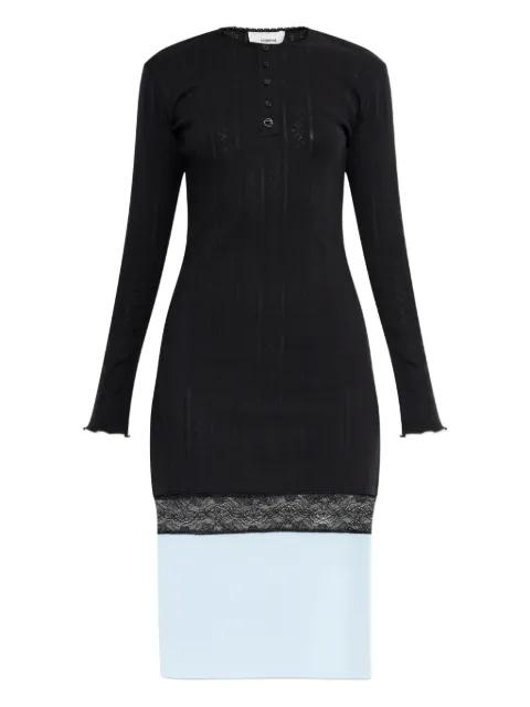 lace-trim midi dress by COPERNI