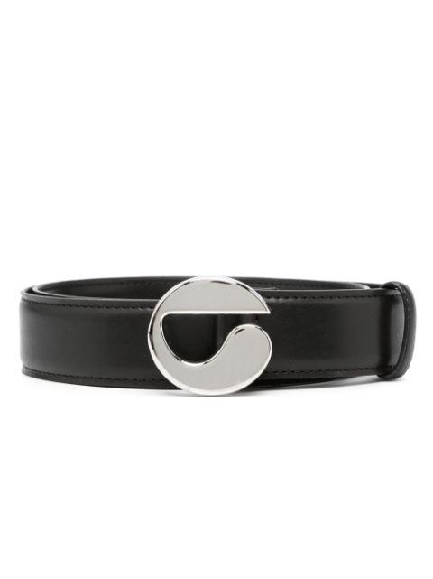 logo-buckle slim belt by COPERNI