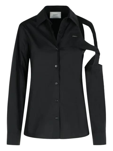 logo cutout shirt by COPERNI