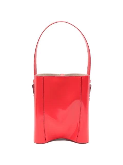 logo-detail leather bucket bag by COPERNI